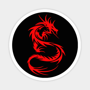 Red Dragon Magnet